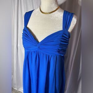 12 David’s Bridal Spaghetti Strap Full Length Dress EPC Size 12